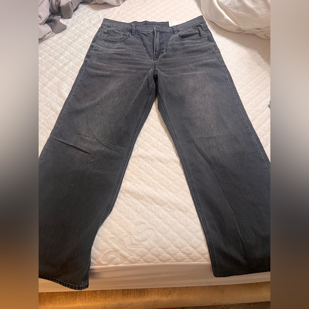 American Eagle Outfitters black stovepipe Jeans